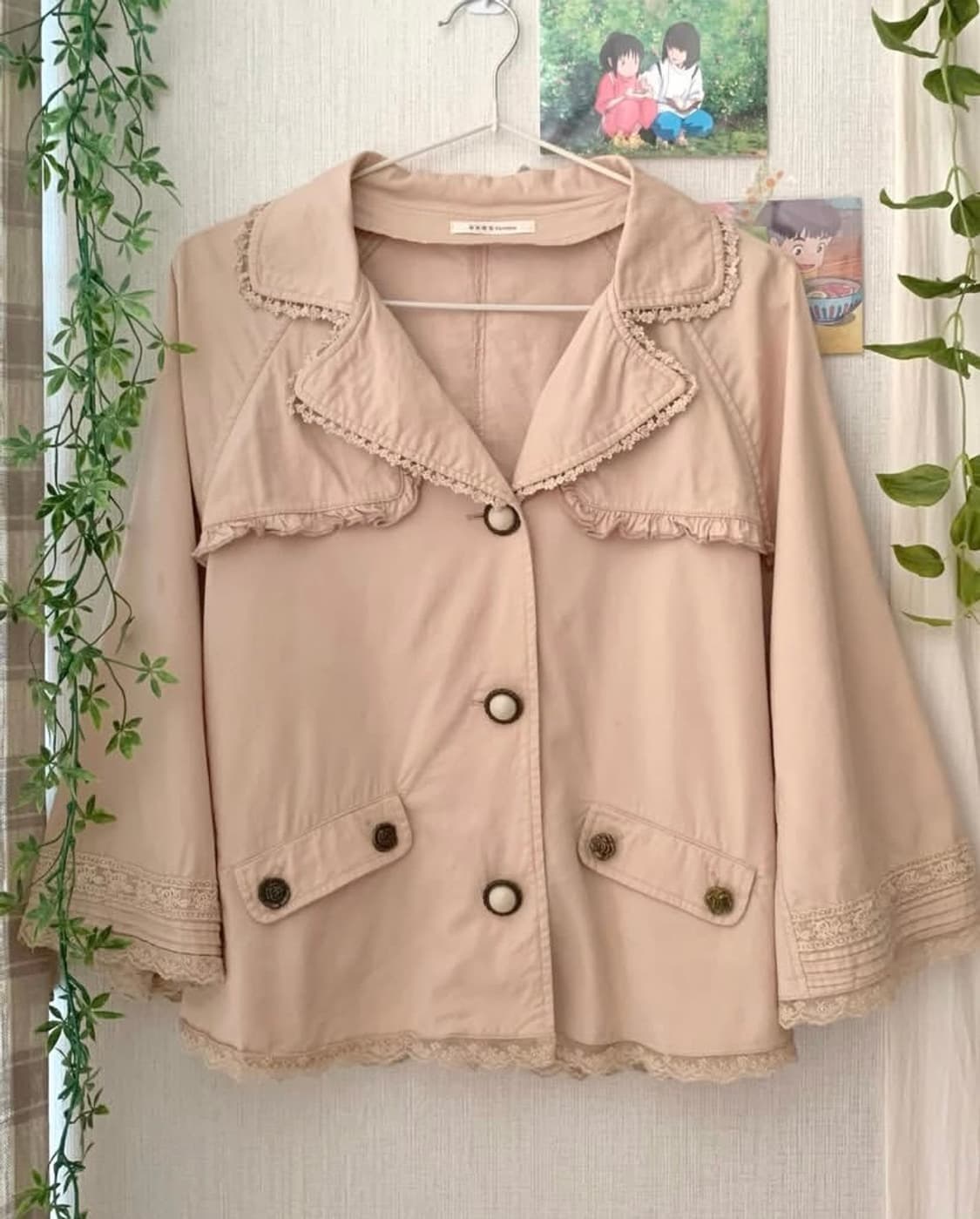 엑시즈팜 아일렛 트렌치 케이프 상품이미지1