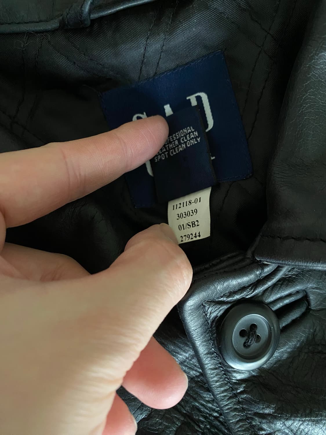 (L) 올드갭 레더 카코트 상품이미지3