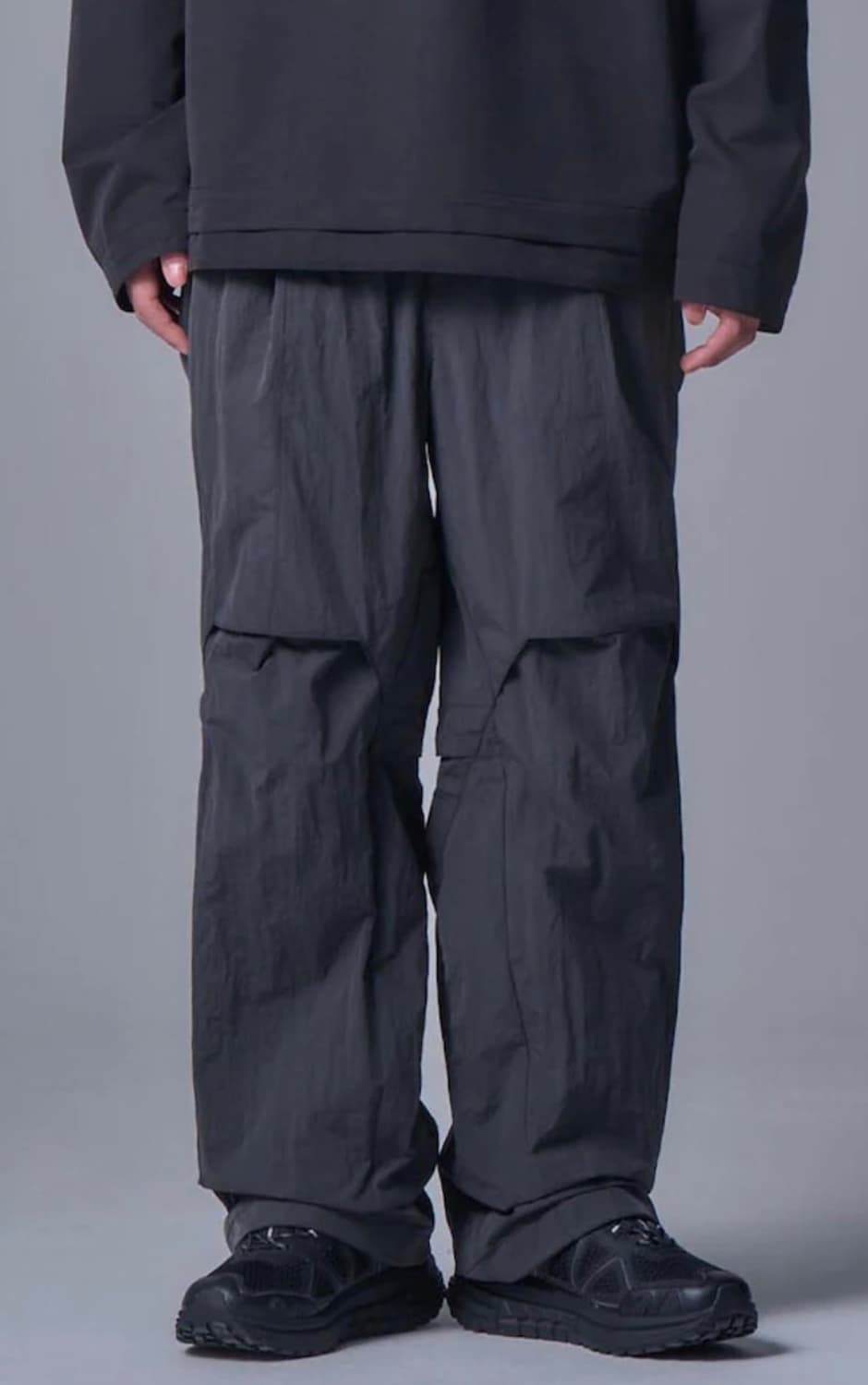 [50] 준지 나일론 스트럭처드 팬츠 그레이 상품이미지1