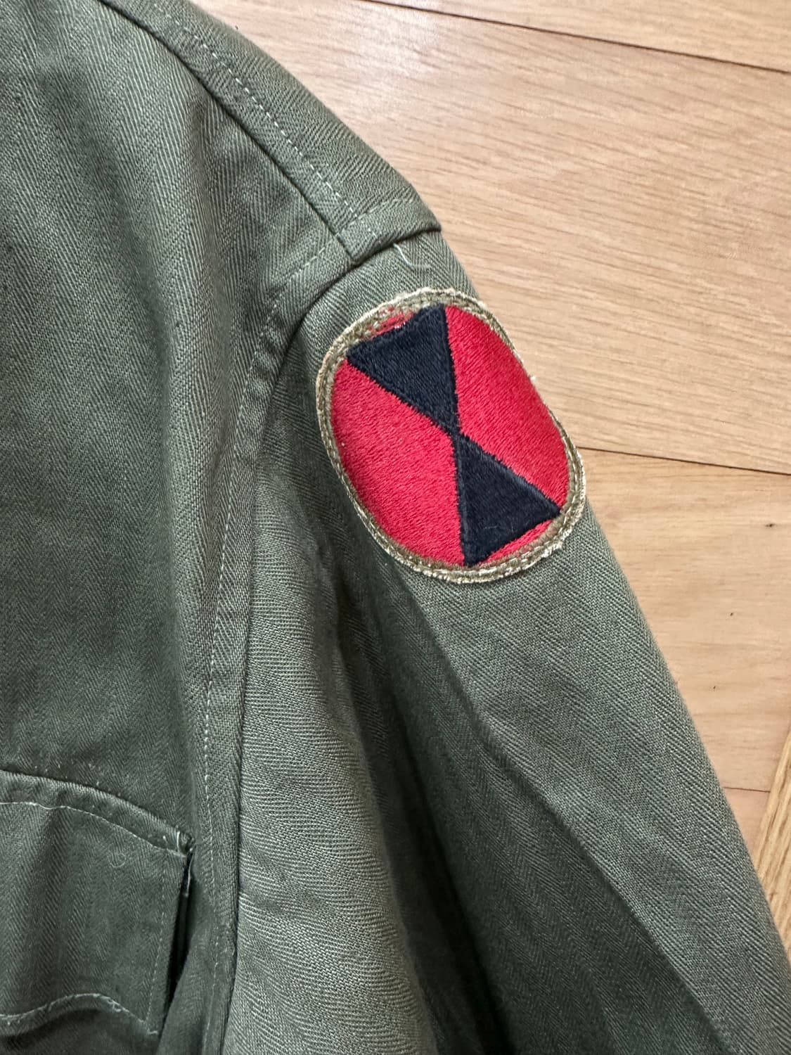 m43 hbt 셔츠 한국군지급 신품. 95 사이즈 상품이미지4