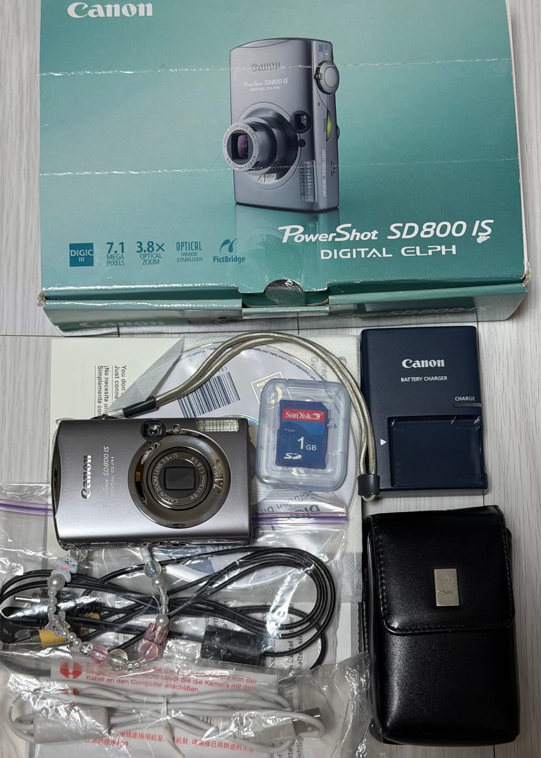 캐논 PowerShot SD800 IS /익서스 850 (극미품 풀박스) 상품이미지1