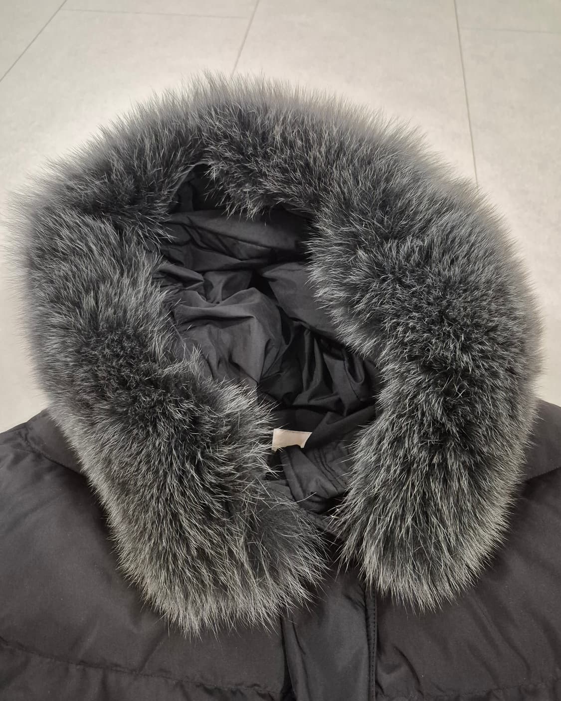 나이스클랍 사가폭스 퍼 다운 벨티드 숏패딩 상품이미지5