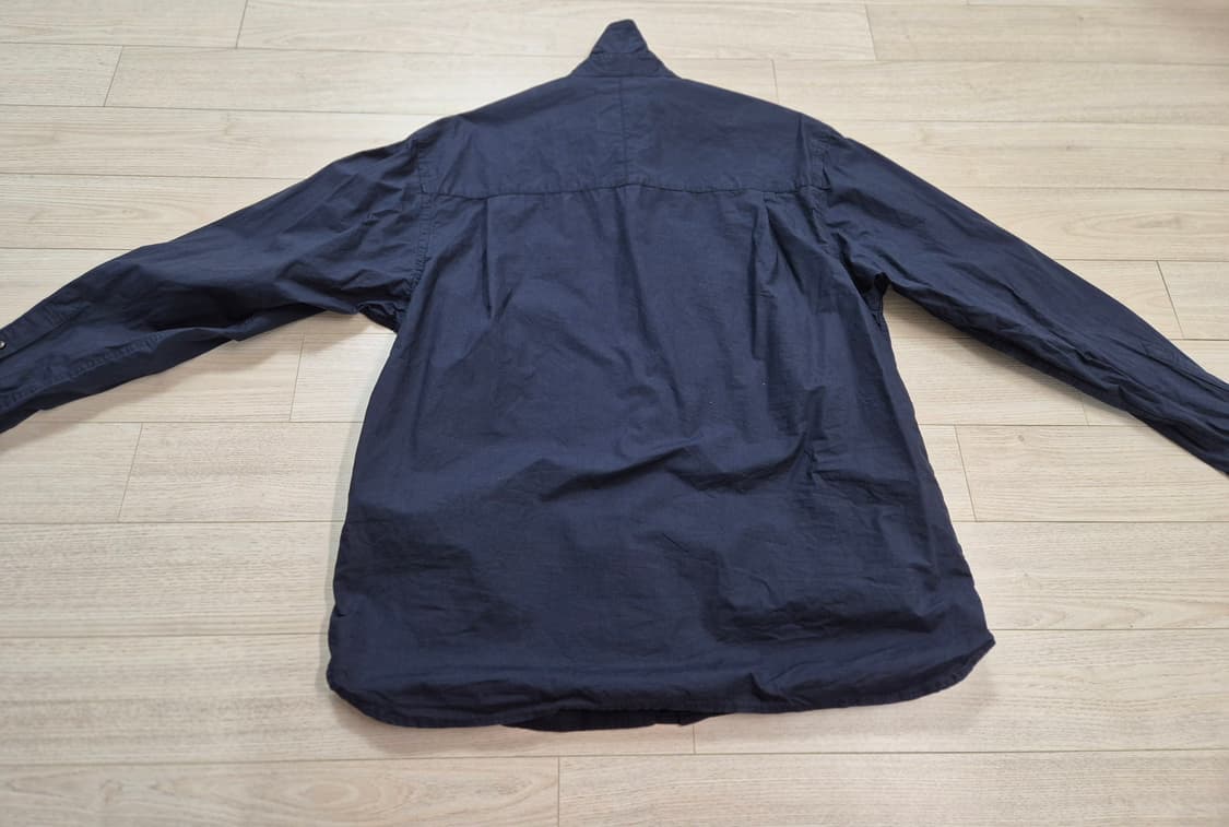 인더로우 80수 타입라이터 면셔츠 네이비 상품이미지2