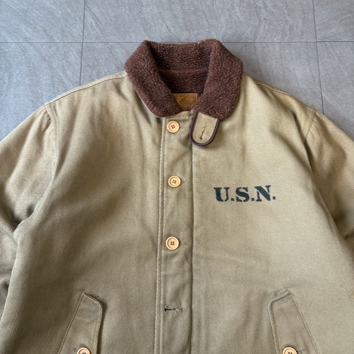 U.S. navy duck jacket 미군 복각 펜타콘 덱자켓 상품이미지2