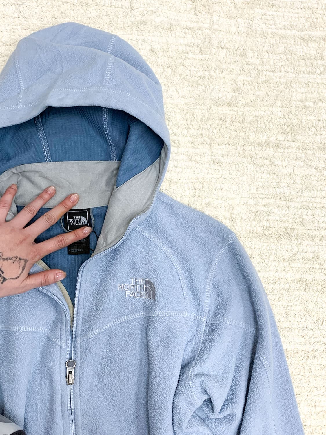 the north face sky blue fleece jacket 상품이미지2