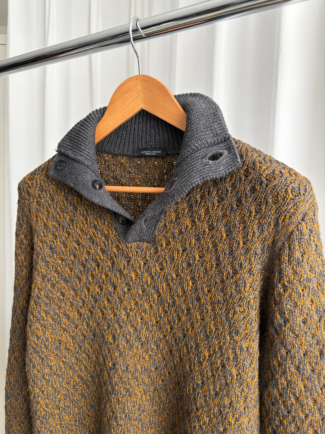 로베르토 콜리나 엑스트라 파인 메리노 울 니트 상품이미지7