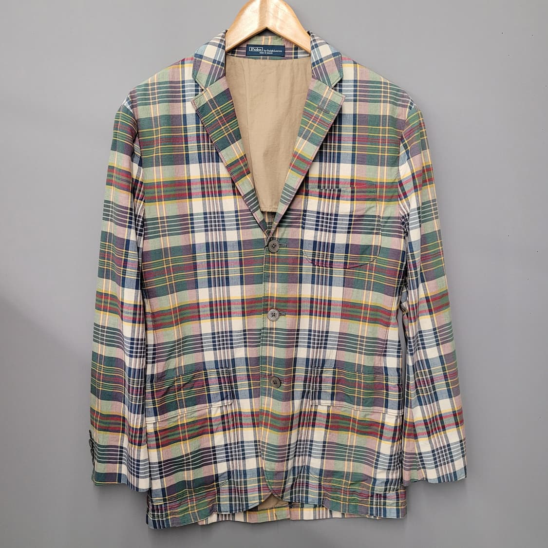 Polo Ralph Lauren 폴로 랄프로렌 마드라스 체크 블레이져 상품이미지1