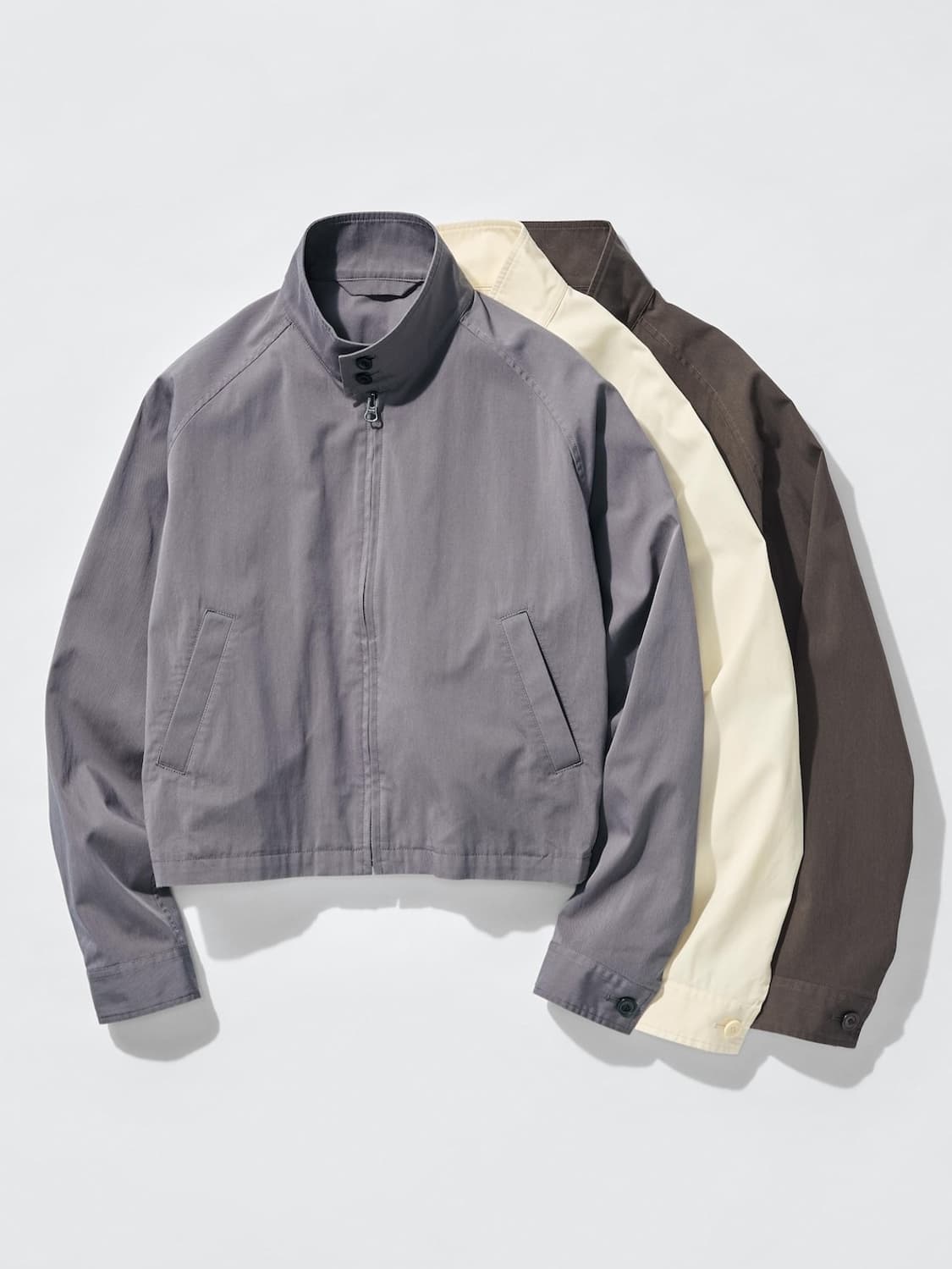 유니클로U/ 코튼블렌드 쇼트블루종/ 3XL 상품이미지2