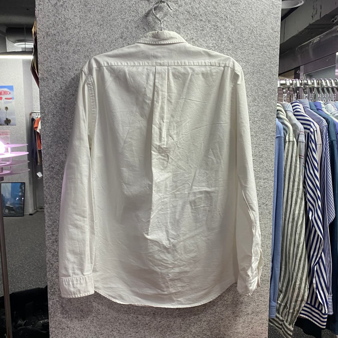 폴로 랄프로렌 클래식핏 화이트 셔츠 B4415 상품이미지4