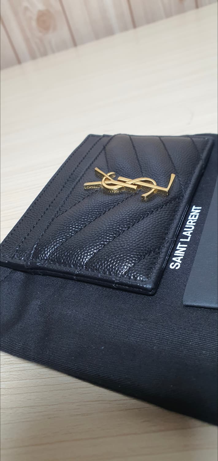 입생로랑 생로랑 카드지갑/지갑 새상품급 정품 금장(감정O) 상품이미지6