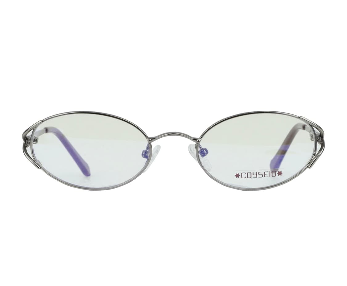 코이세이오 COY OVAL GLASSES SILVER 상품이미지1