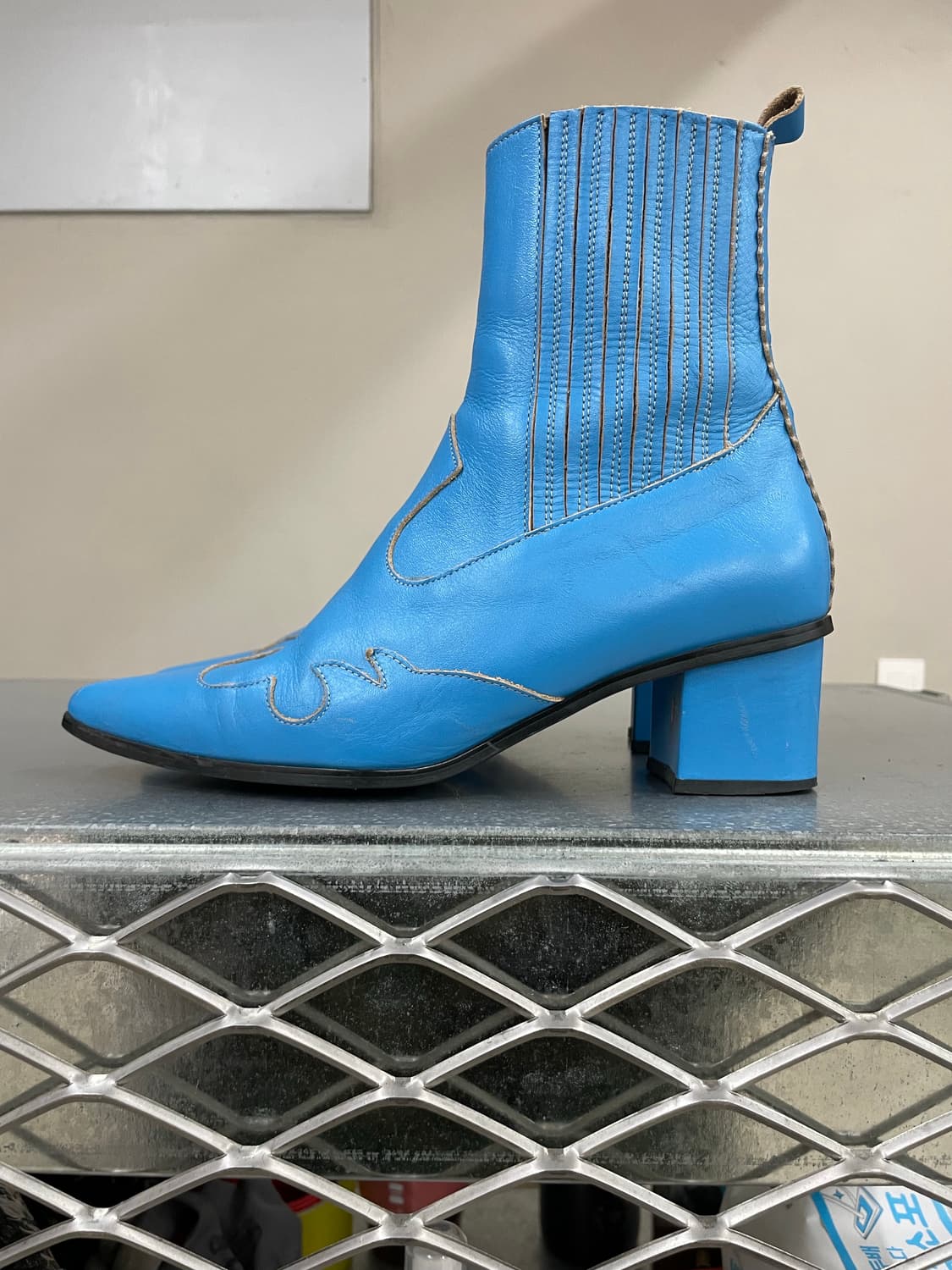 럭키슈에뜨 앵클 부츠 블루 36.5 상품이미지1