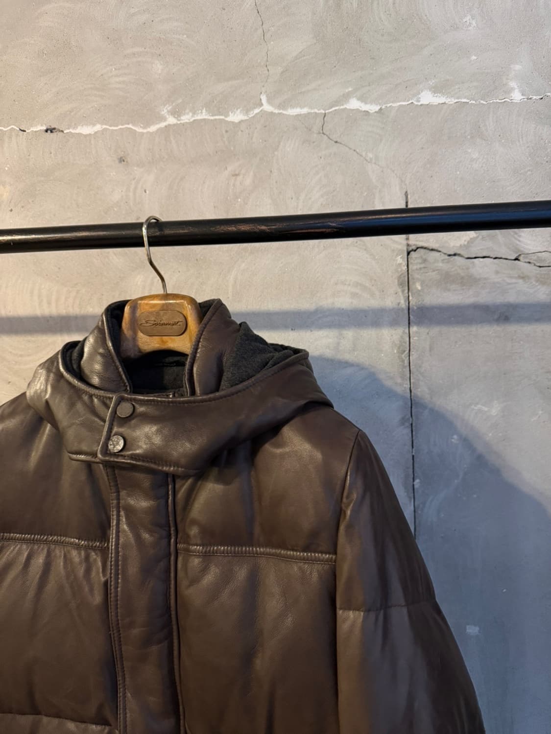 프라텔리 로쎄티 구스다운 레더 패딩 자켓 105 상품이미지9