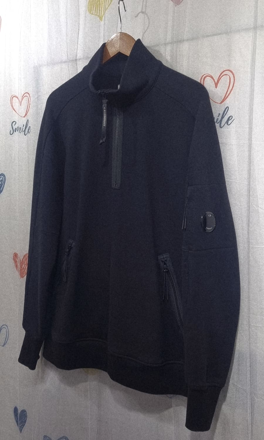 정품) CP컴퍼니 하프집업 스웨트 셔츠  상품이미지2