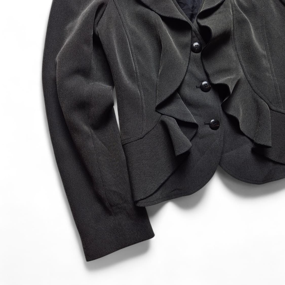 [S] 아르마니 00s 러플 자켓 상품이미지3