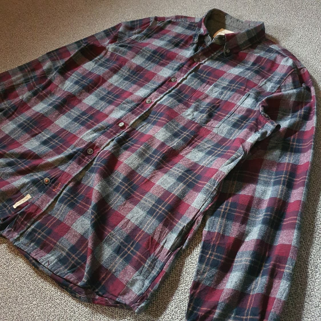 미국 수입 플란넬 체크 셔츠 no.7 상품이미지2