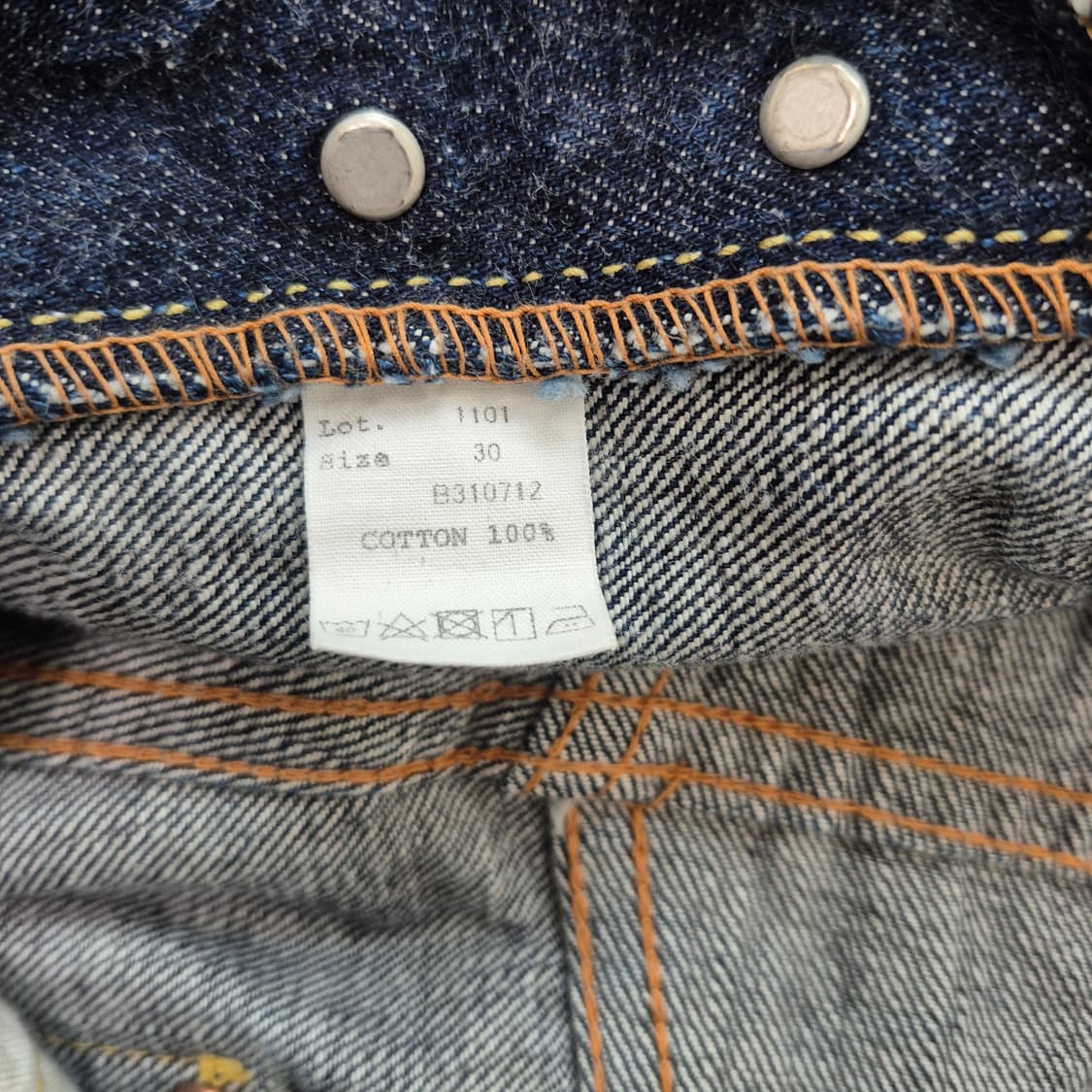 풀카운트 1101w 30사이즈 판매합니다. 상품이미지5