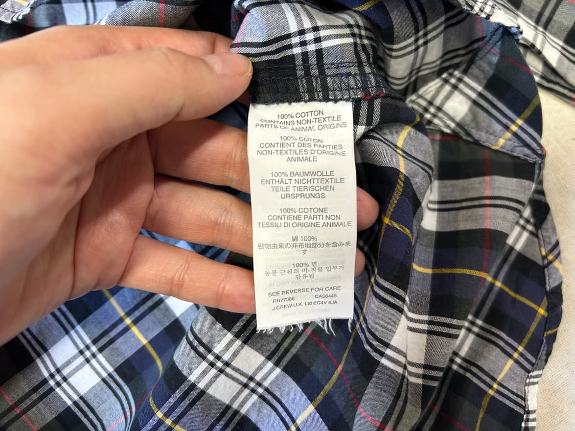 블랙 타탄 체크 셔츠 상품이미지9