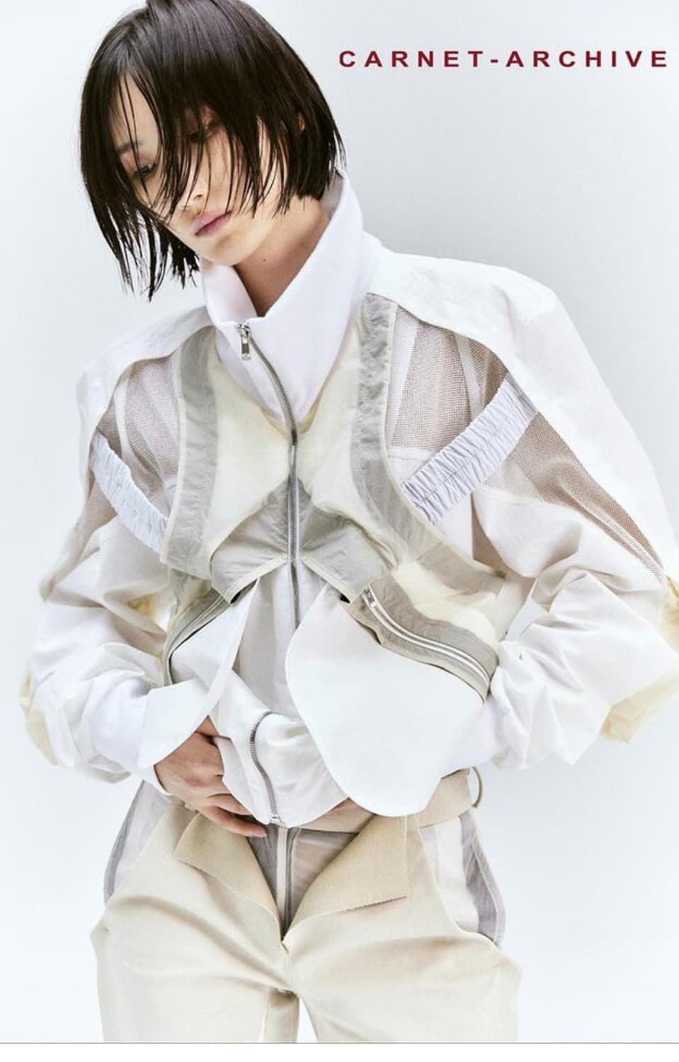 23SS카르넷 아카이브 매스 봄버 자켓 M 상품이미지3