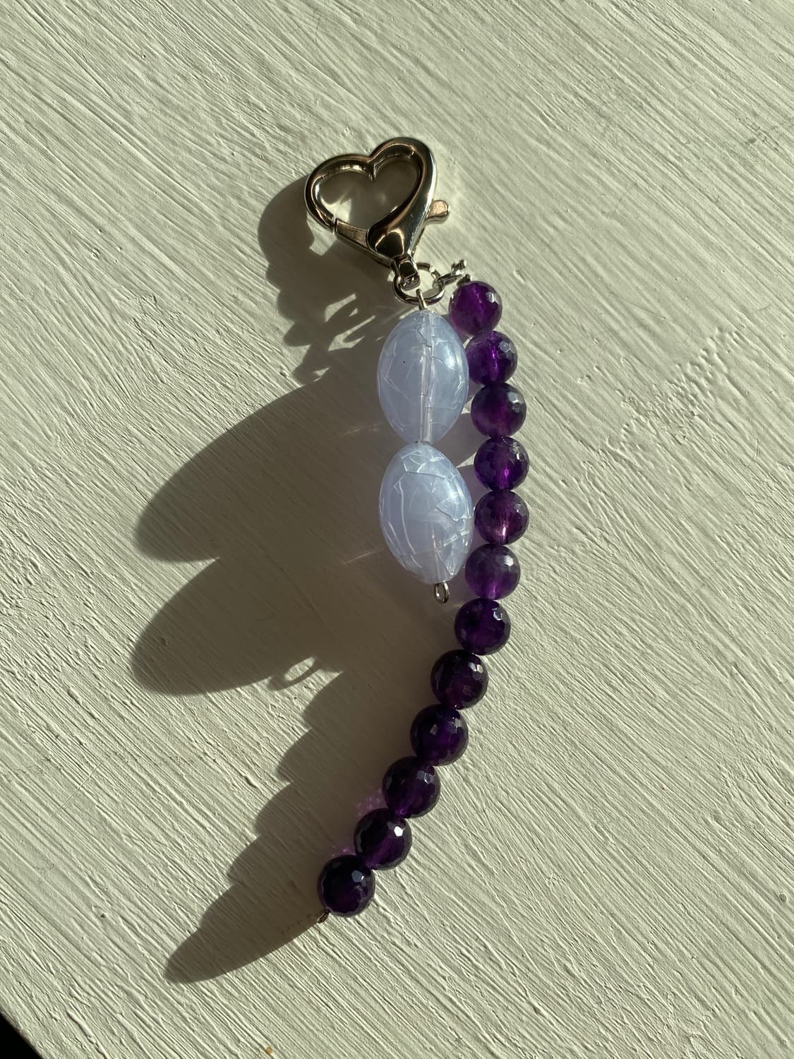 핸드메이드 퍼플 키링 상품이미지2