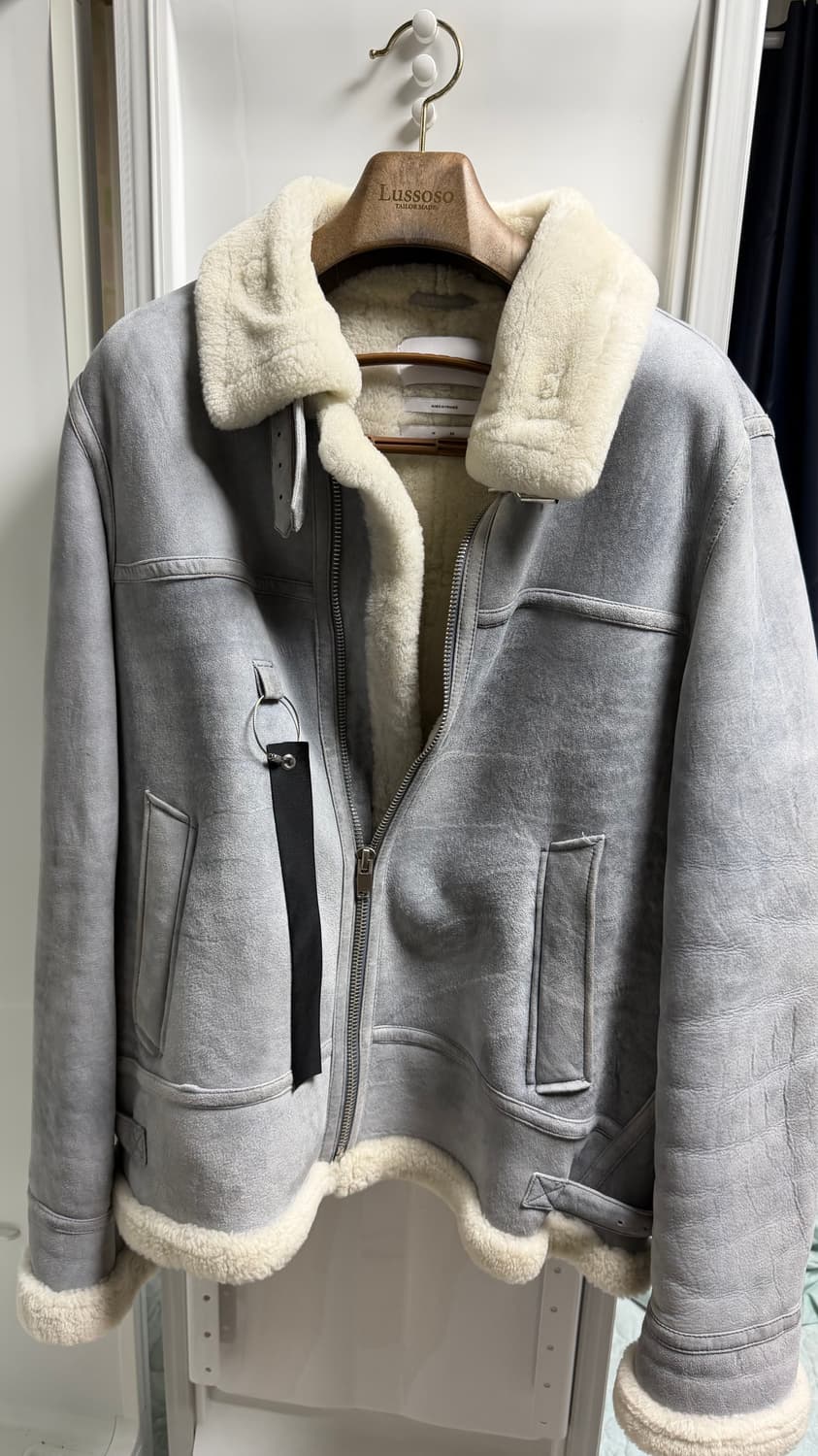 엘리엇에밀 양가죽무스탕 상품이미지1