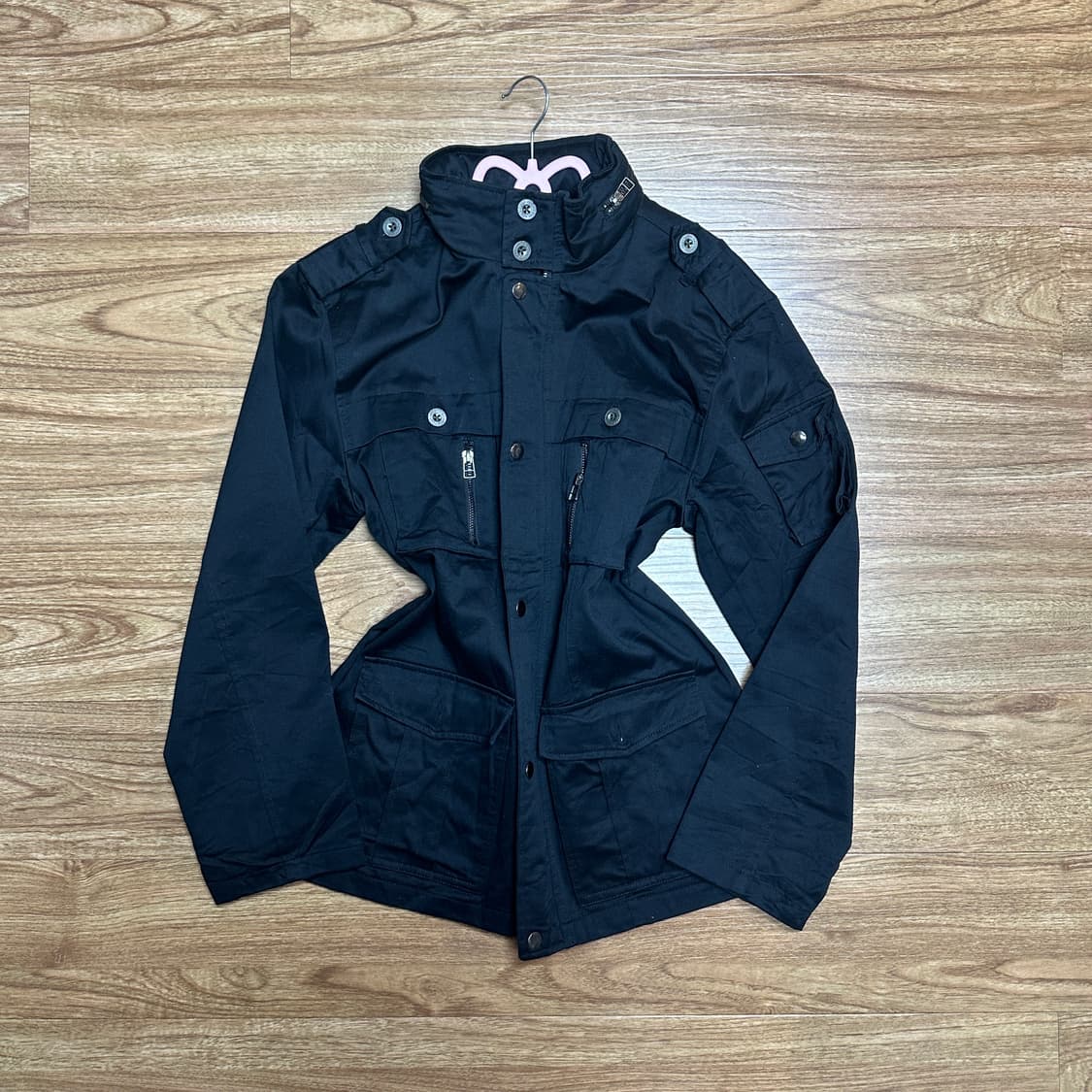 빈티지 블랙 포켓 자켓 점퍼 코이세이오깔 긱시크 고딕 모리걸 오네갸루 상품이미지1