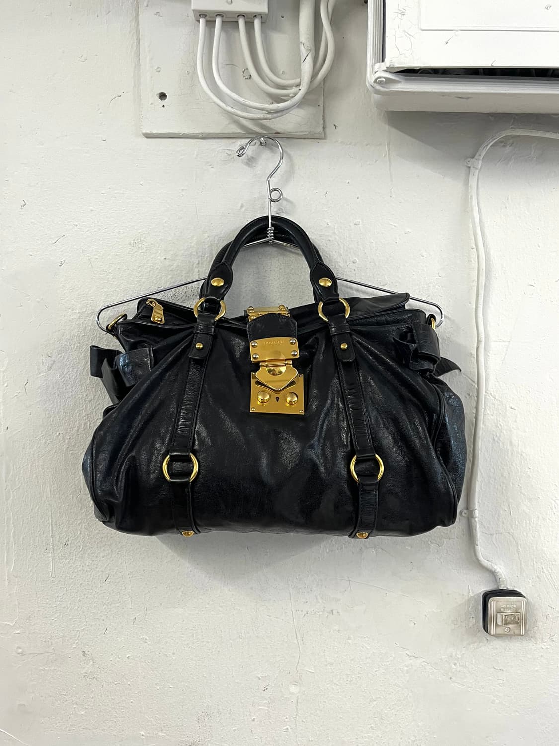 미우미우 비텔로 럭스 리본 사첼백 상품이미지2