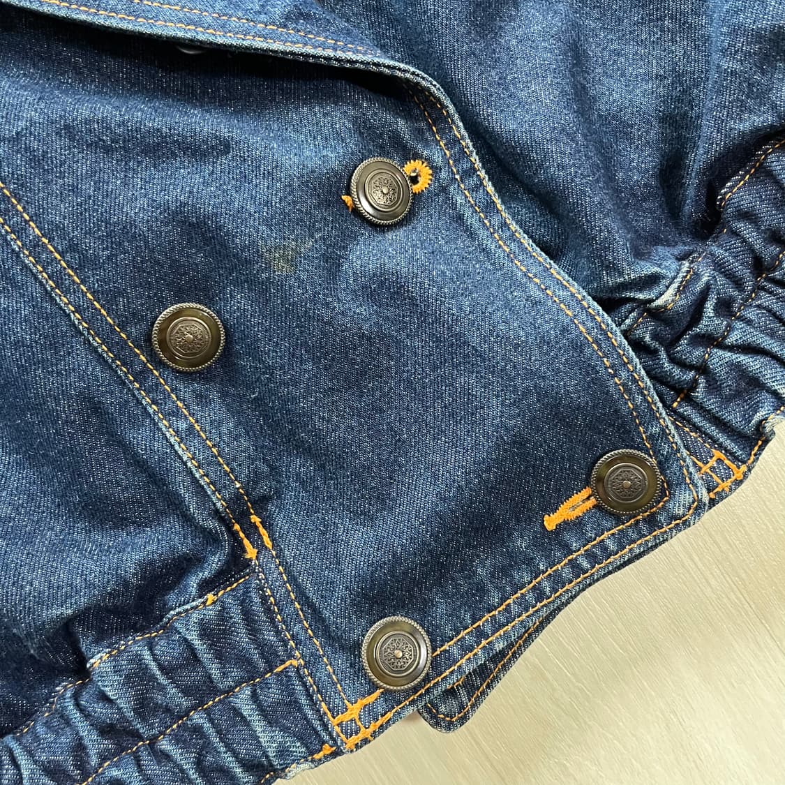 Santafe . 일본빈티지 데님 봄버자켓 상품이미지6