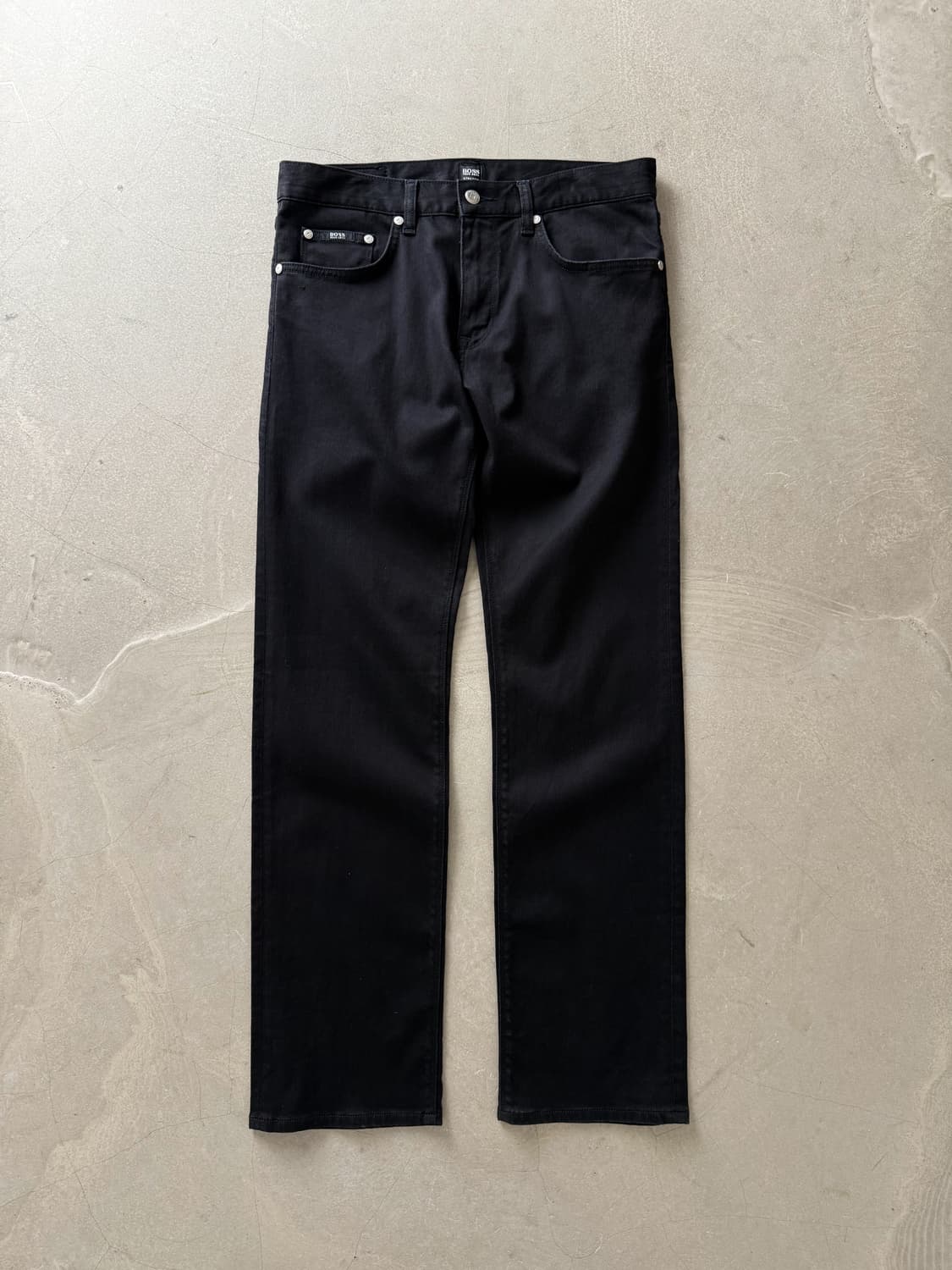 Boss Cotton Denim Pants Black 상품이미지1