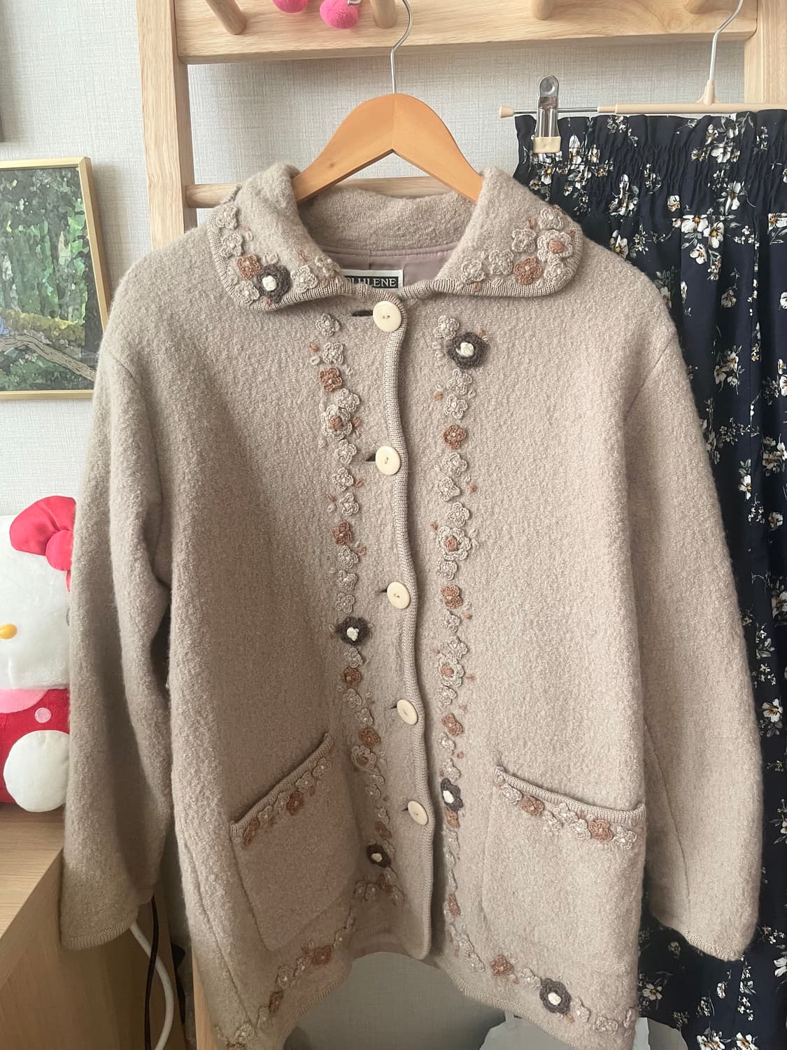 모리걸 빈티지 플라워 자켓 set 🌸🤎🧡 상품이미지3