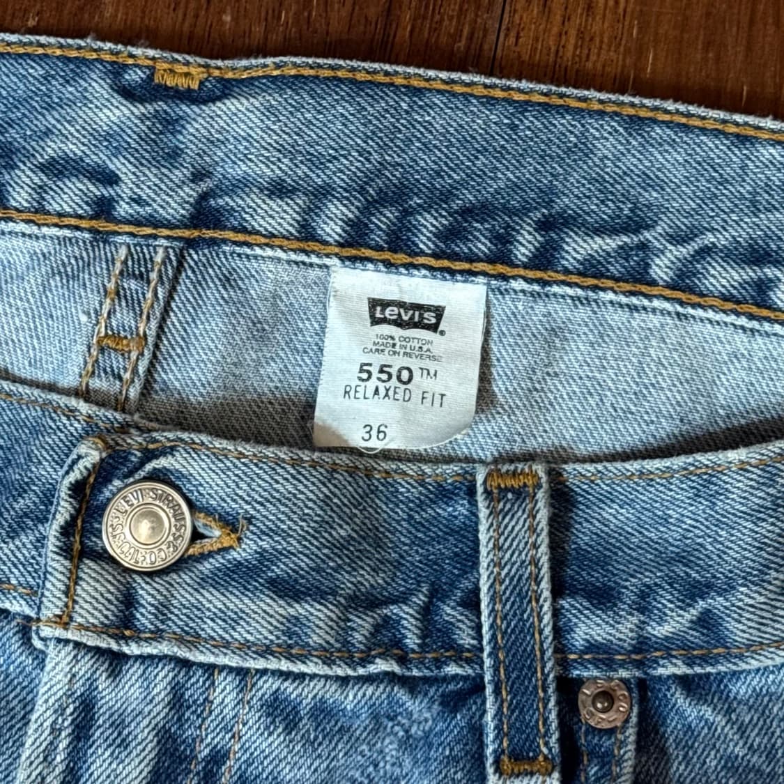 리바이스 550 데님 쇼츠팬츠 상품이미지5