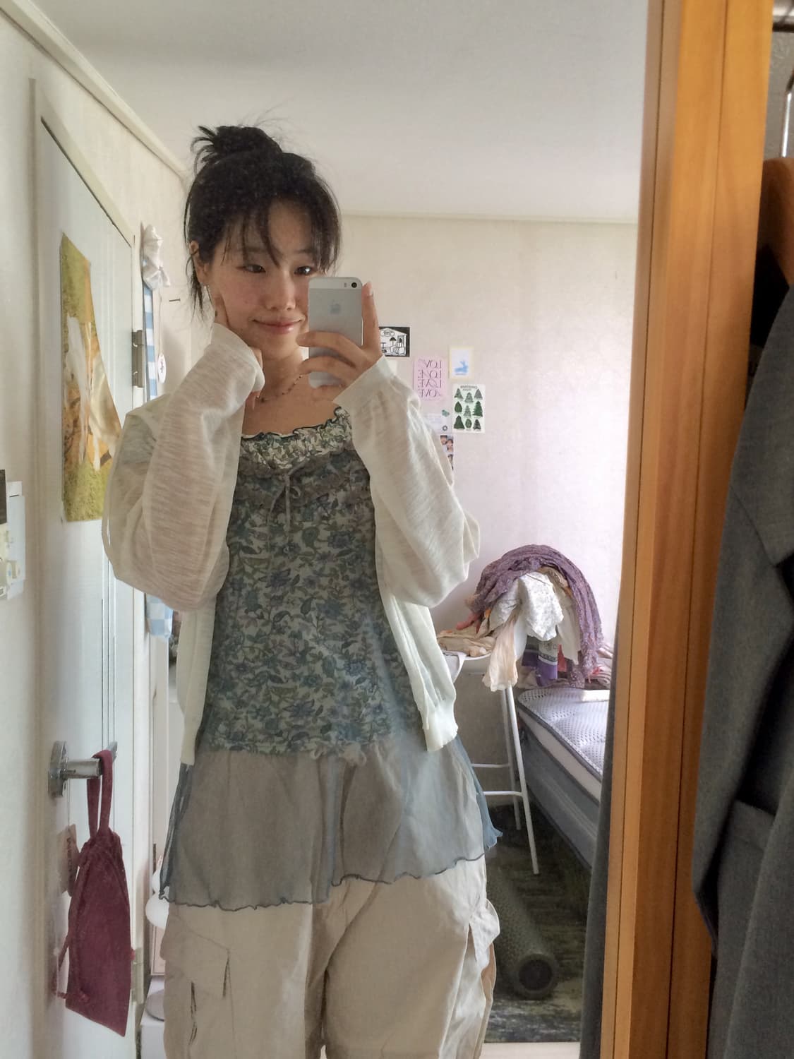 빈티지 IIMK 레이스 뷔스티에 레이어드 원피스 상품이미지2