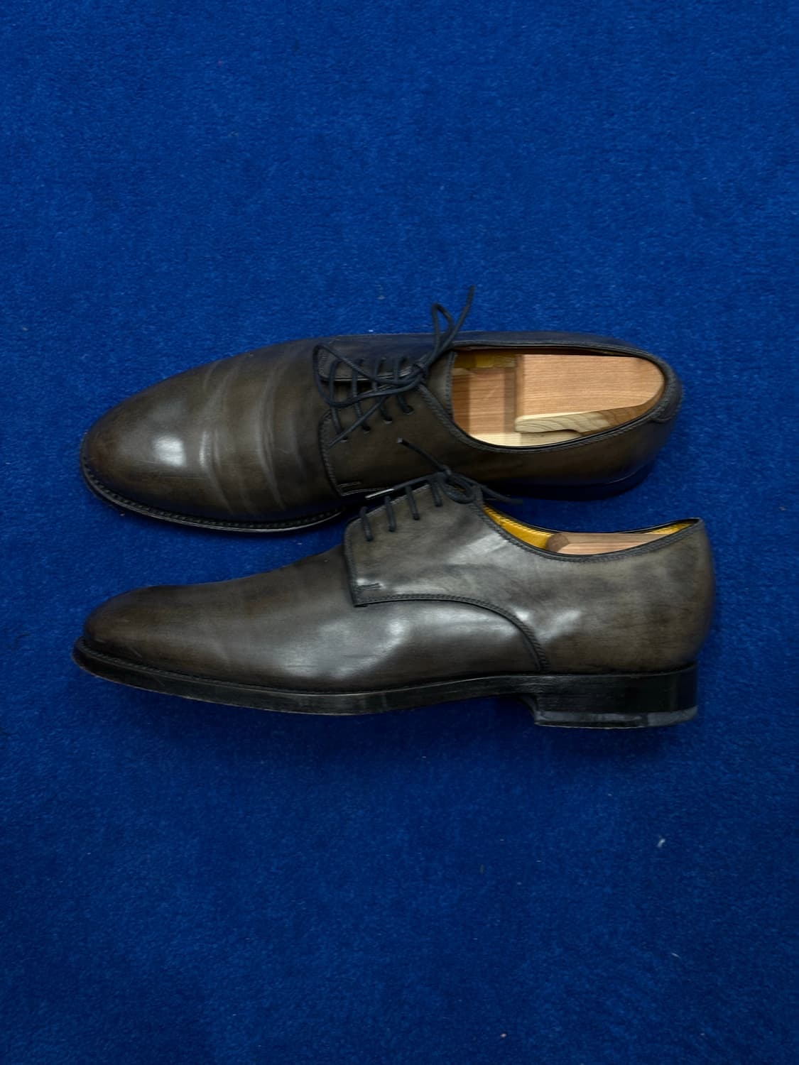  [Canali] 카나리 다크브라운 더비 265 상품이미지1