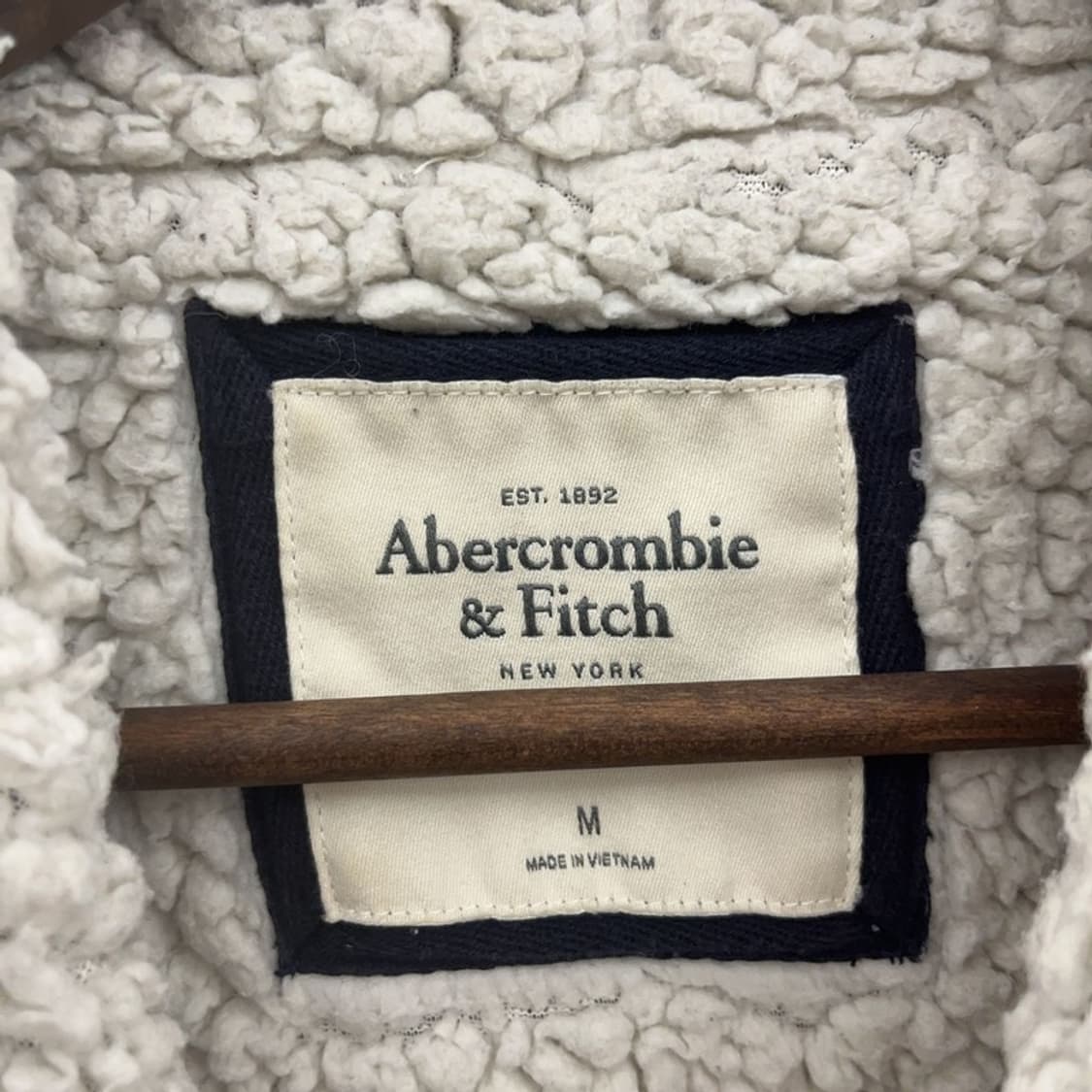 아베크롬비 Y2K 빈티지 양털 후드집업 M C06984 상품이미지5