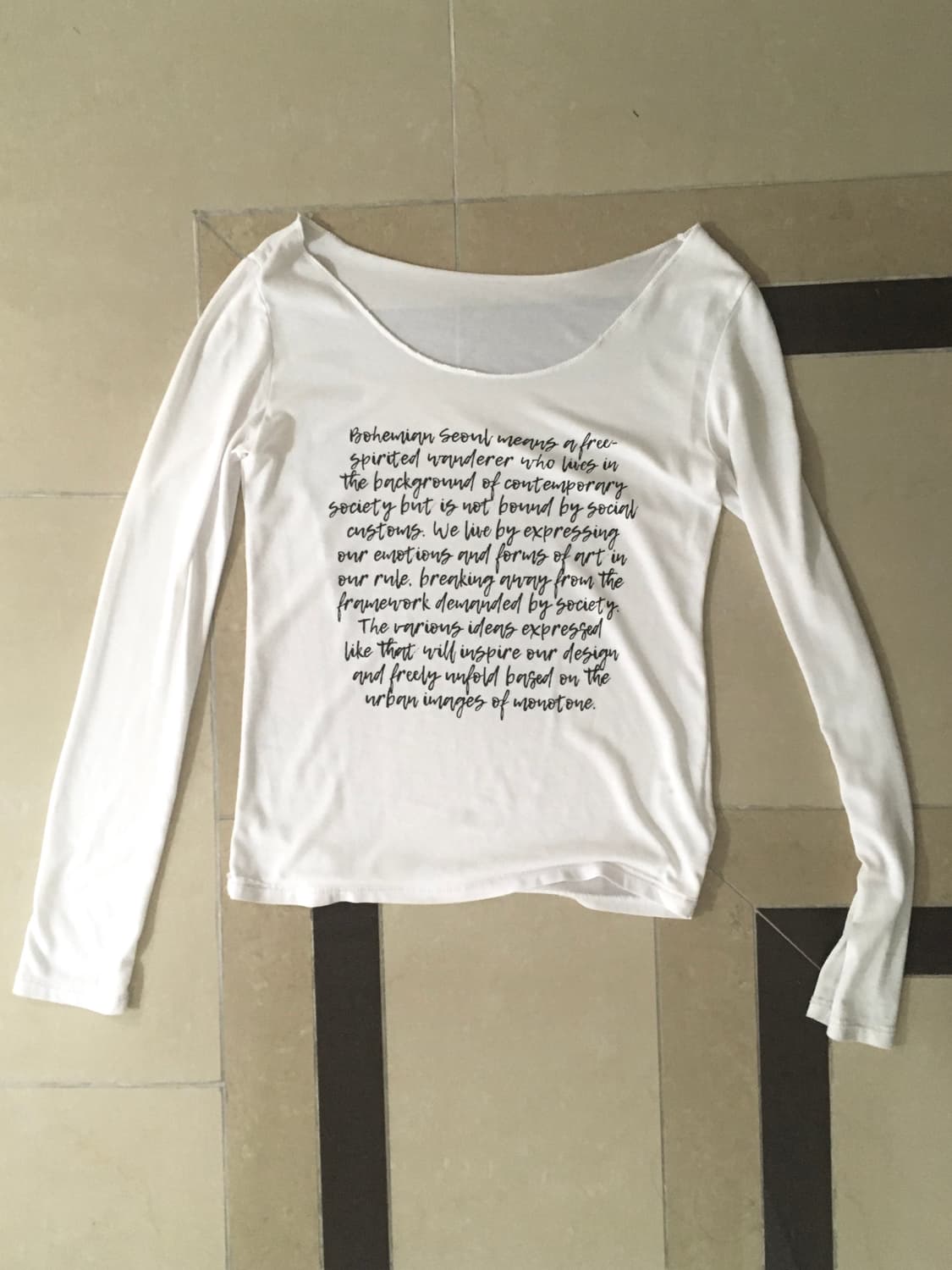BOHEMIAN SEOUL Vintage lettering T-shirt 상품이미지6