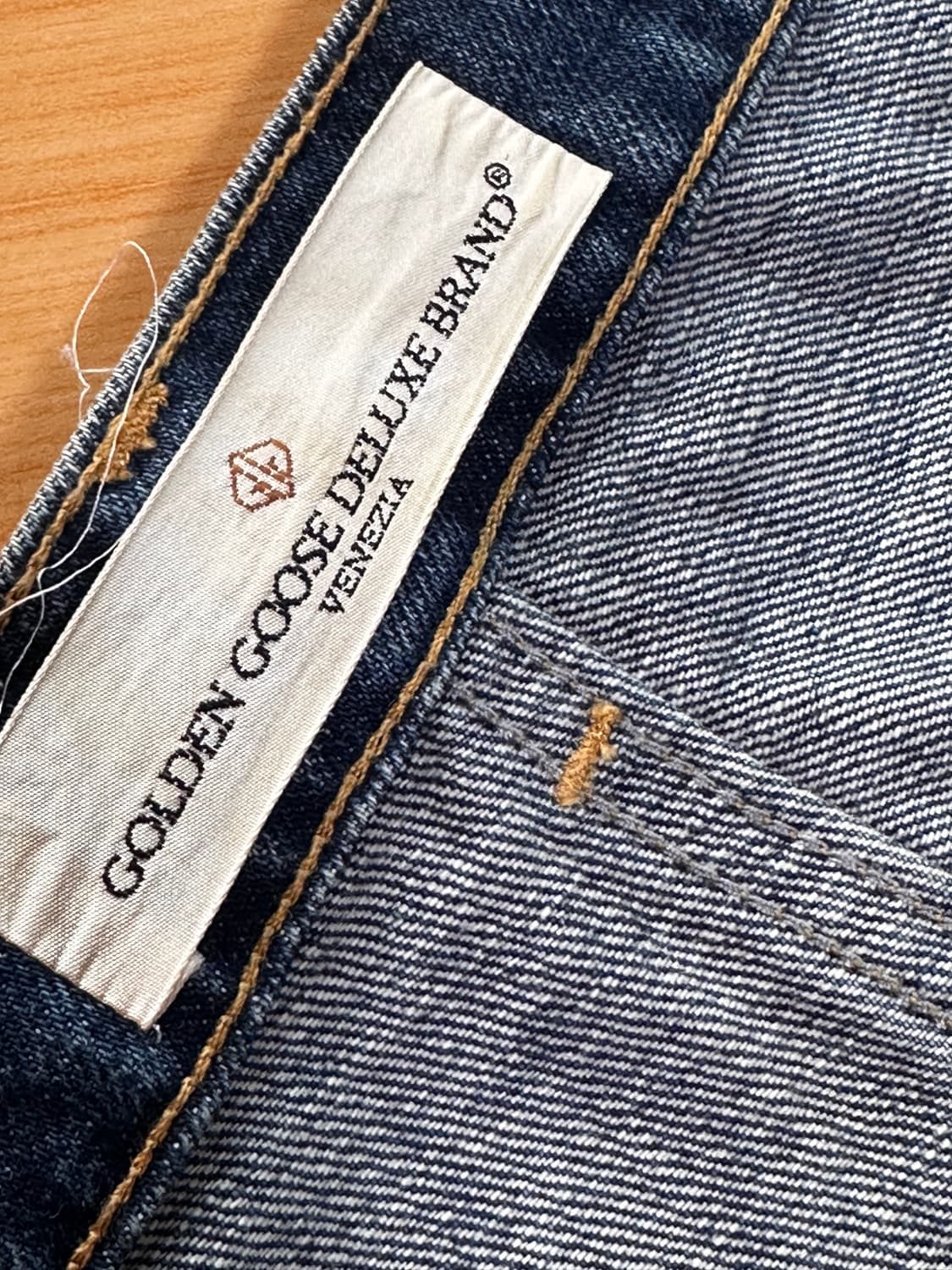 정품/이태리) 골든구스(GGDB) 'HAPPY' 빈티지 데님  상품이미지3