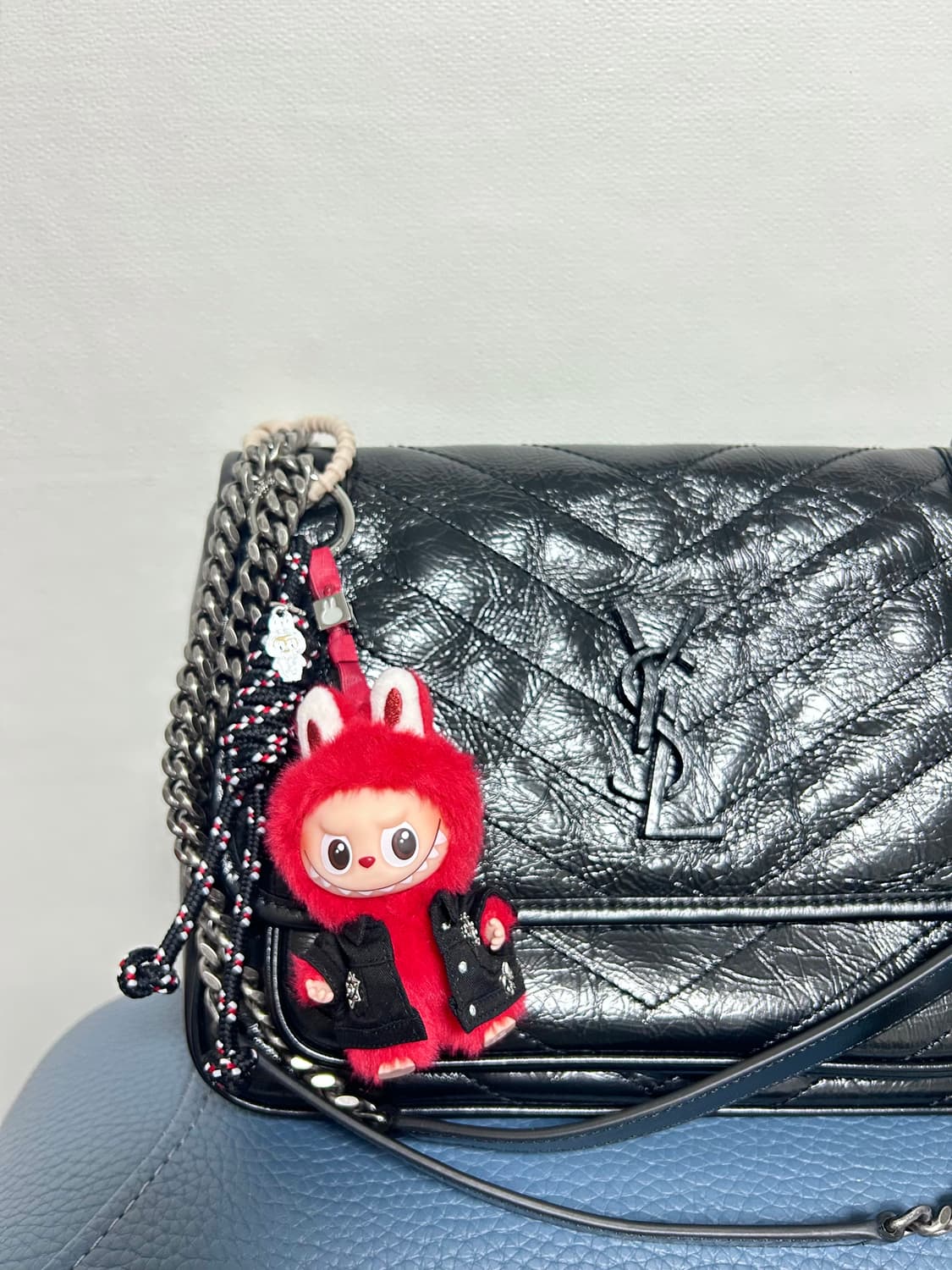 ❤️라부부 내 마음속 비밀번호 “X” — red 커스텀 미니키링 상품이미지3