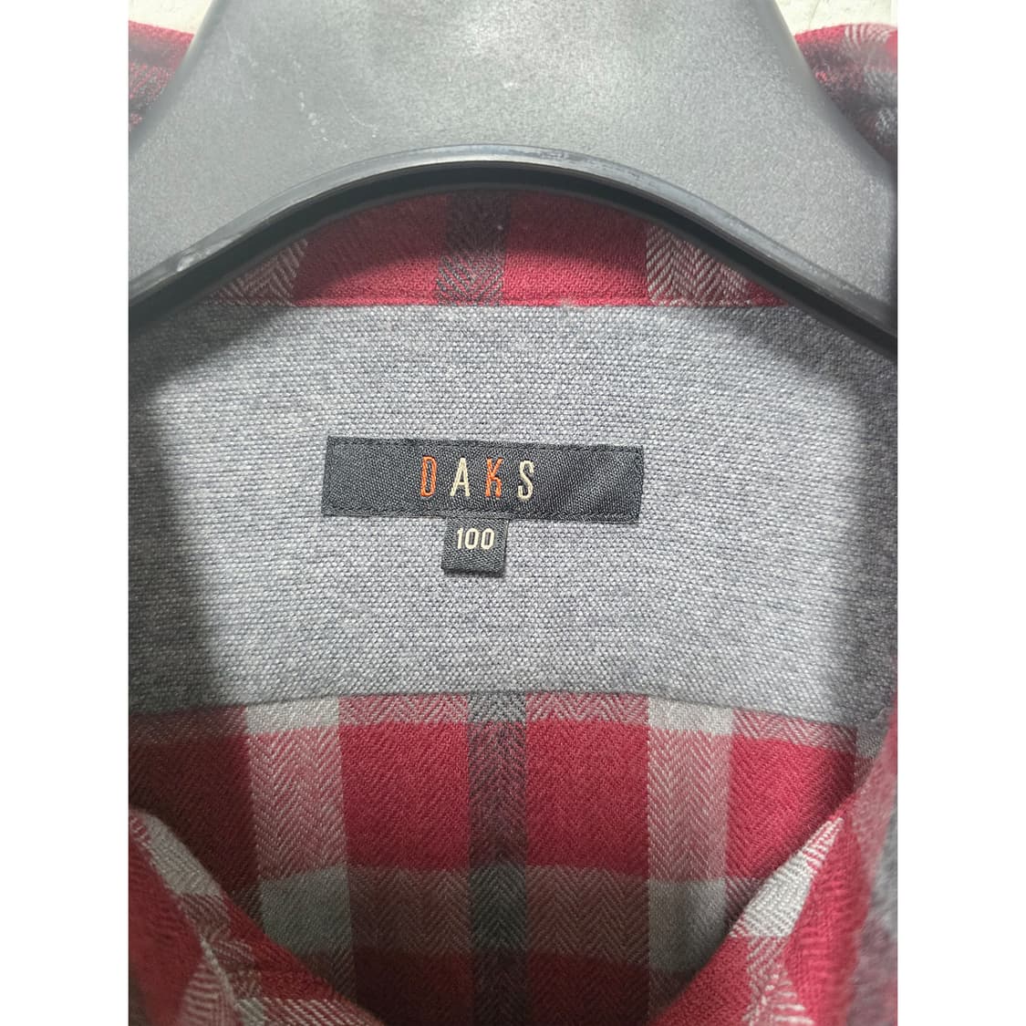 택포) 닥스 체크 남방 100사이즈 상품이미지2