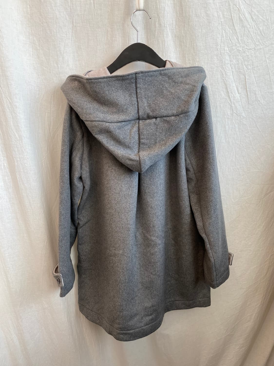 LADORA 울혼방 후드 코트 상품이미지7