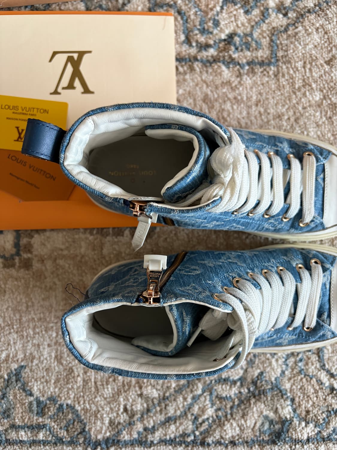 루이비통 데님 하이탑 스니커즈 270 상품이미지8