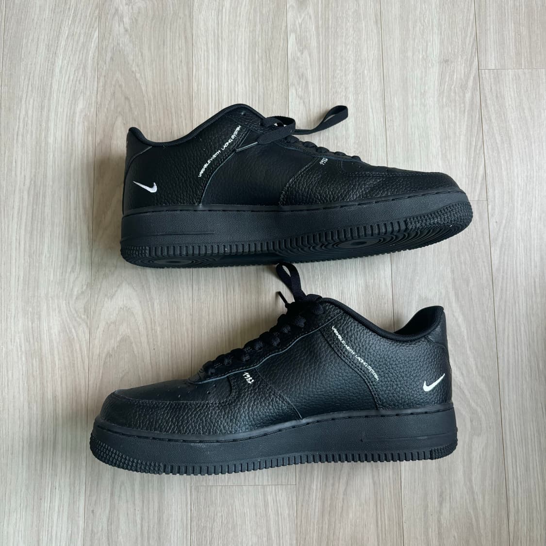 나이키 에어포스 1 스케치 블랙 280 (정품) 상품이미지4