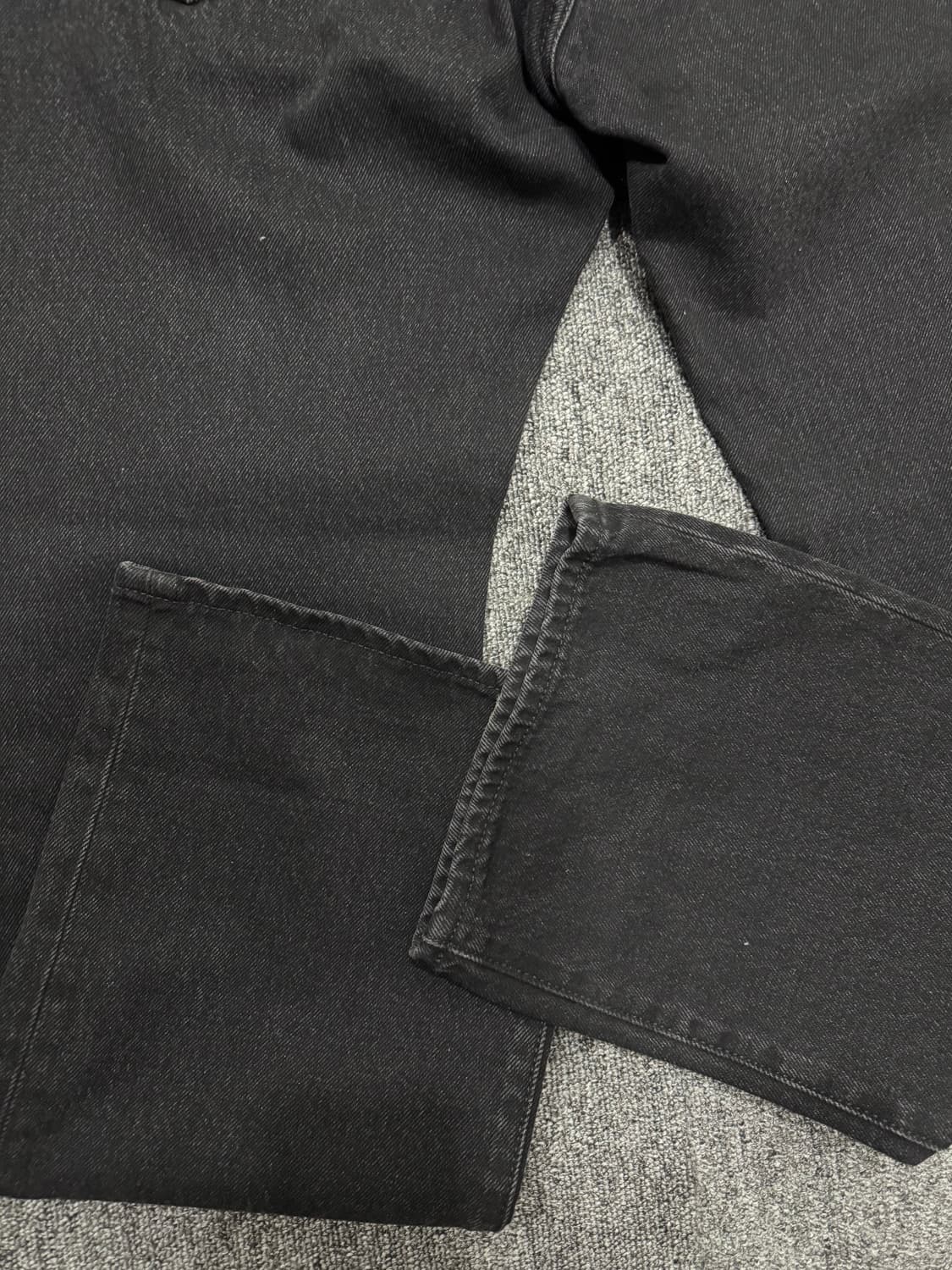 리바이스 517 프리미엄 블랙 워시드 데님 34 상품이미지8