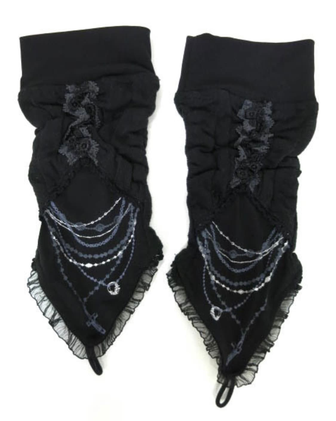 Ozz on 체인프린트 고딕 고스로리 오리엔탈 핸드워머 상품이미지1