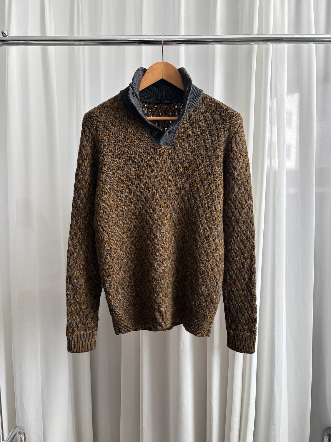 로베르토 콜리나 엑스트라 파인 메리노 울 니트 상품이미지2