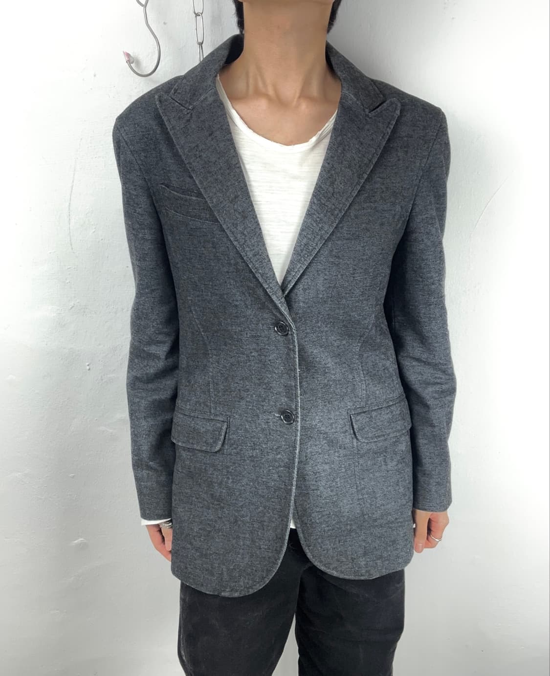 Armani Exchange Jersey Knit Tailored Bla 상품이미지2