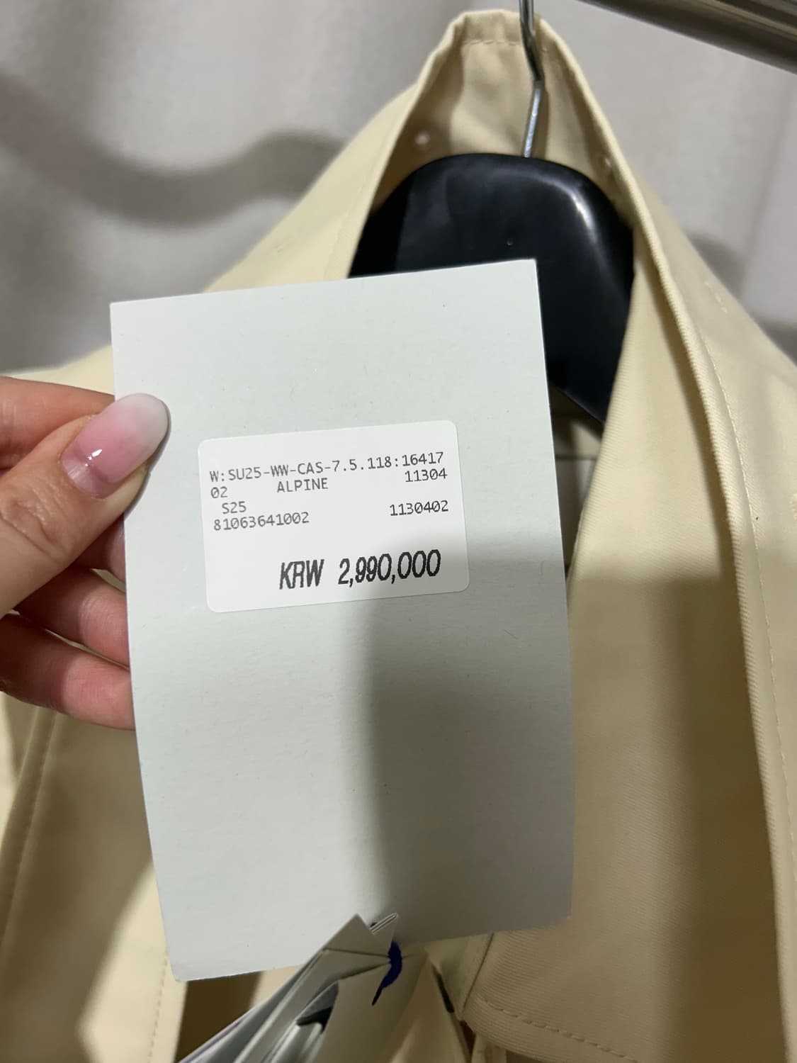 버버리 더블브레스트 벨티드 트렌치 재킷 -미착용새상품,택포함- 상품이미지6