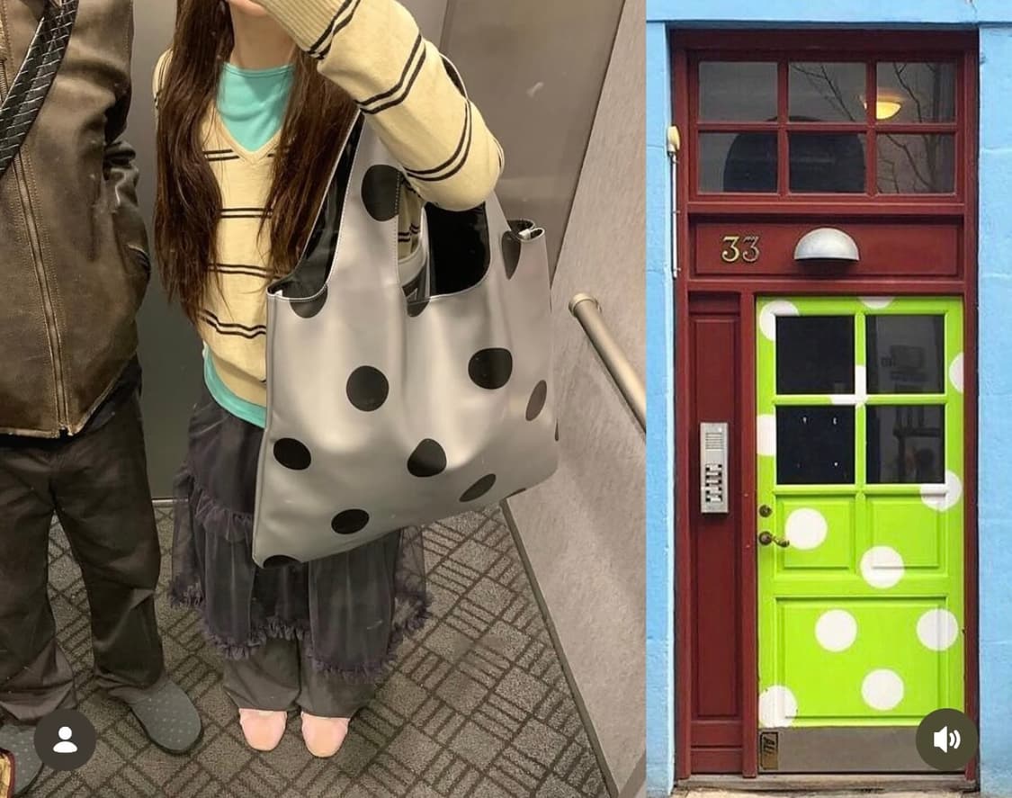 케미컬스포츠 도트백 상품이미지3