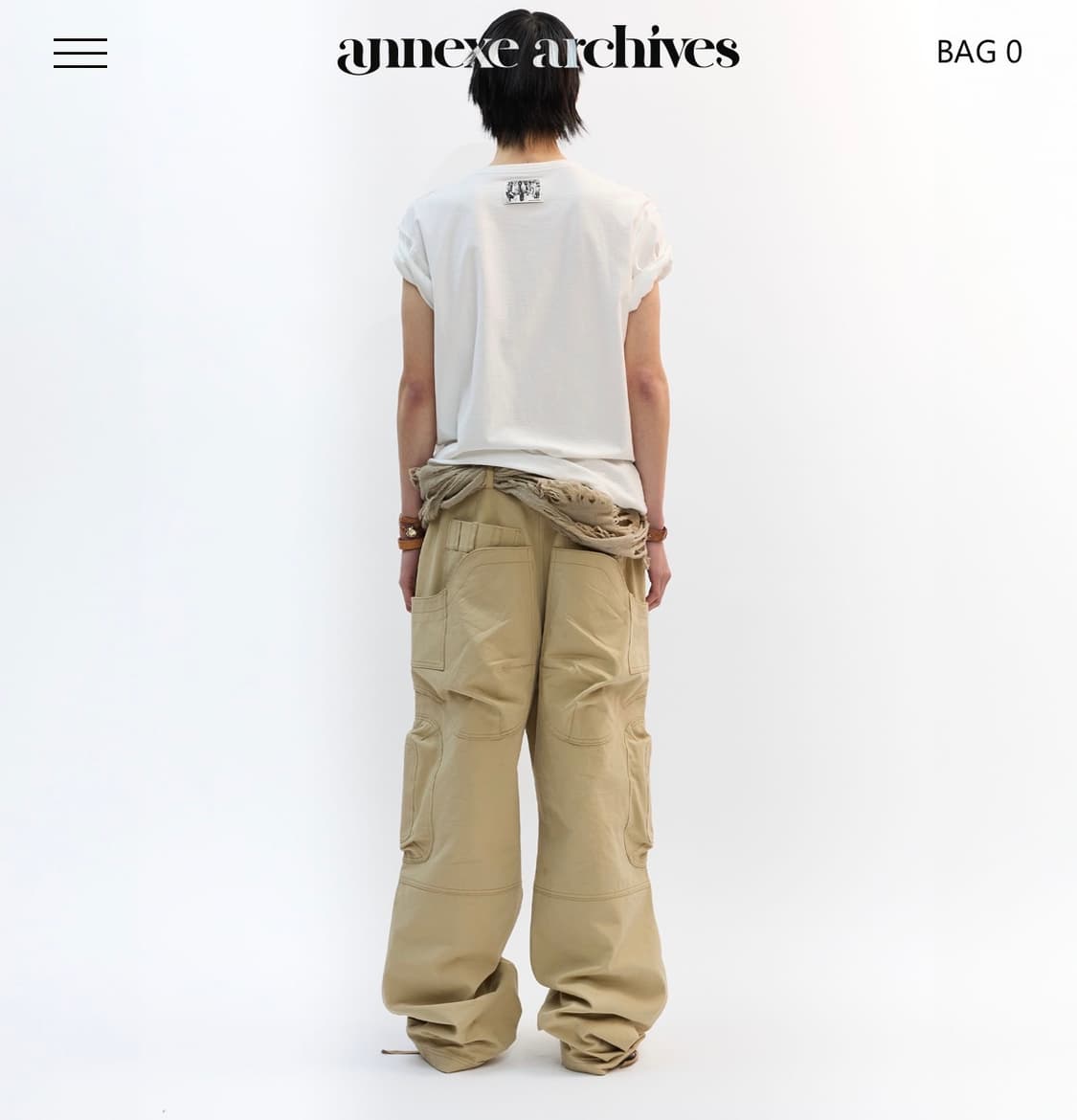Annexe Archives CONFINE PACK PANTS BEIGE 상품이미지4