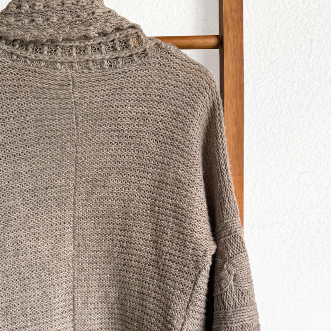 모카 니트 숄 가디건 상품이미지6