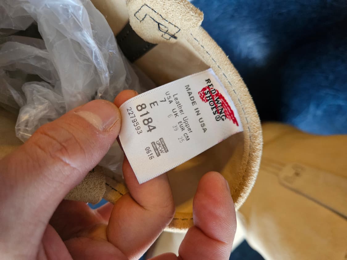 레드윙 8184 스웨이드 엔지니어드 부츠 250mm 상품이미지5